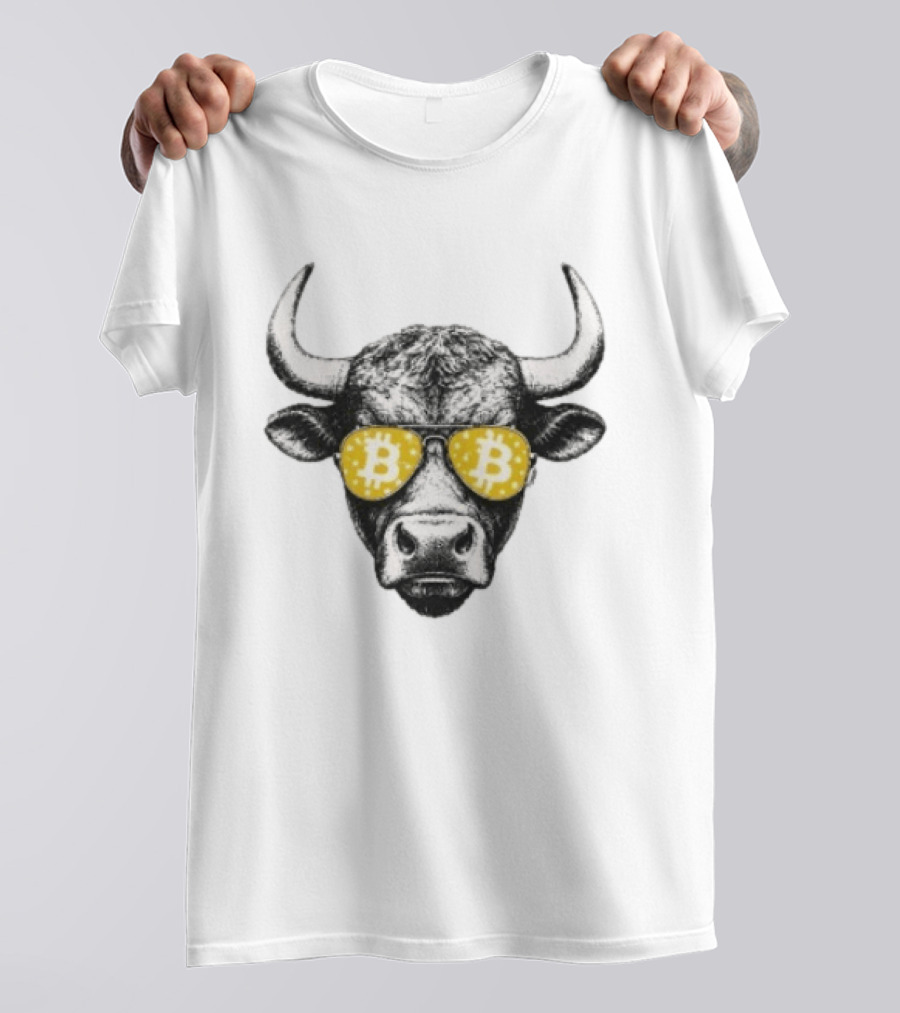 Bitcoin Is For The Bulls Cryptocurrency Enthusiast T-Shirt