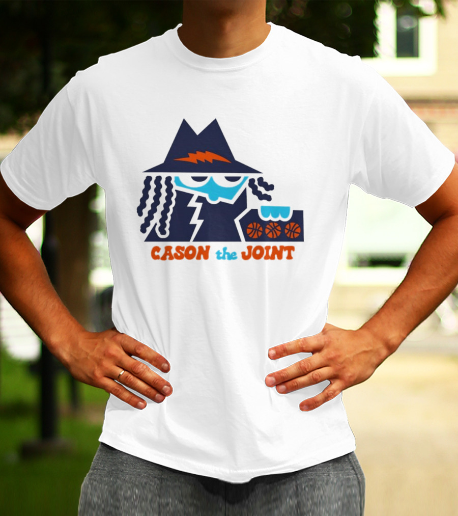 Cason The Joint Lightning Bolt Hat Basketball Trio T-Shirt