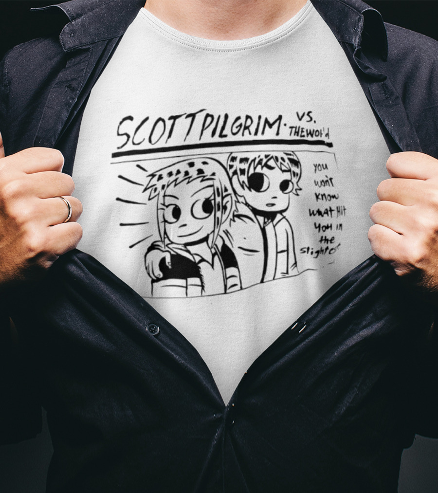 Scott Pilgrim Vs The World You Won't Know What Hit You In The Slightest T-Shirt