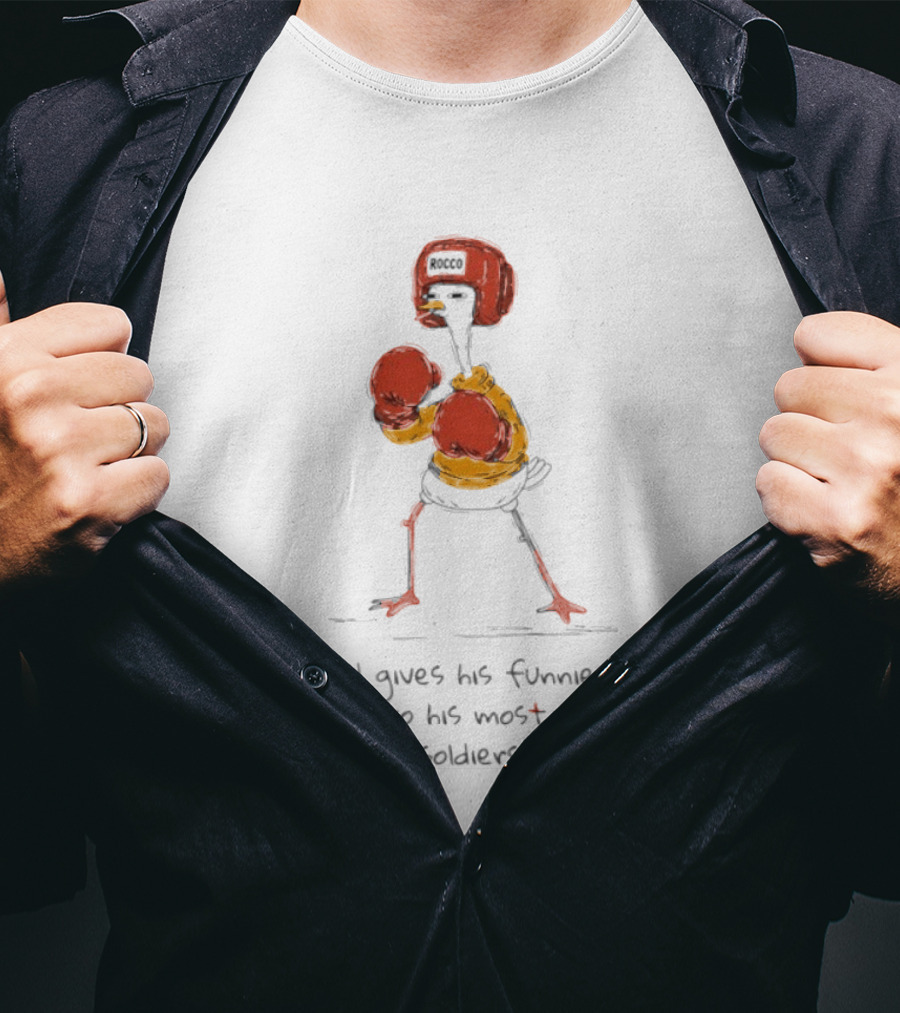 Stork God Gives His Funniest Battles To His Most Unstable Soldiers T-Shirt