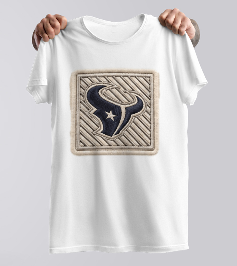 Texans 2026 Training Camp Hat Navy Bull Star Embroidery Patch T-Shirt