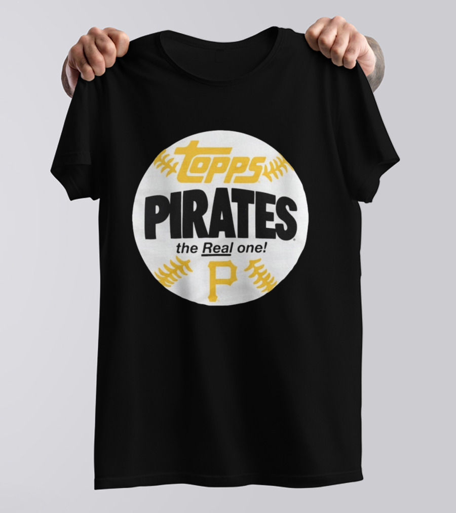 Topps Pirates The Real One MLB Pittsburgh Baseball T-Shirt