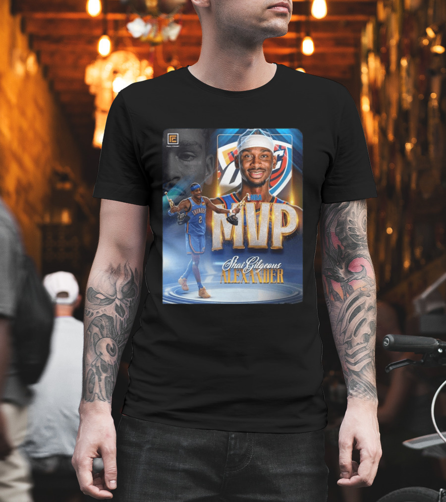 Shai Gilgeous Alexander MVP NBA 2024 Oklahoma City Thunder T-Shirt