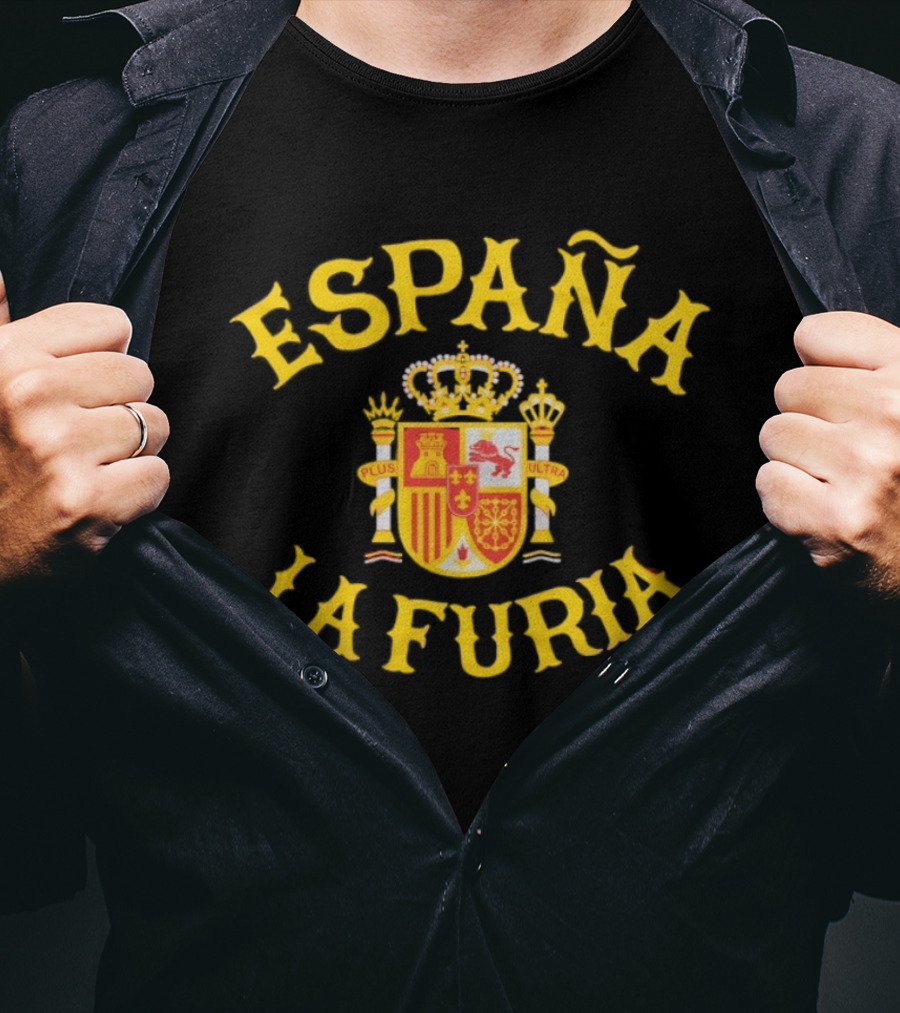 España La Furia Spanish Coat Of Arms Crest Plus Ultra T-Shirt