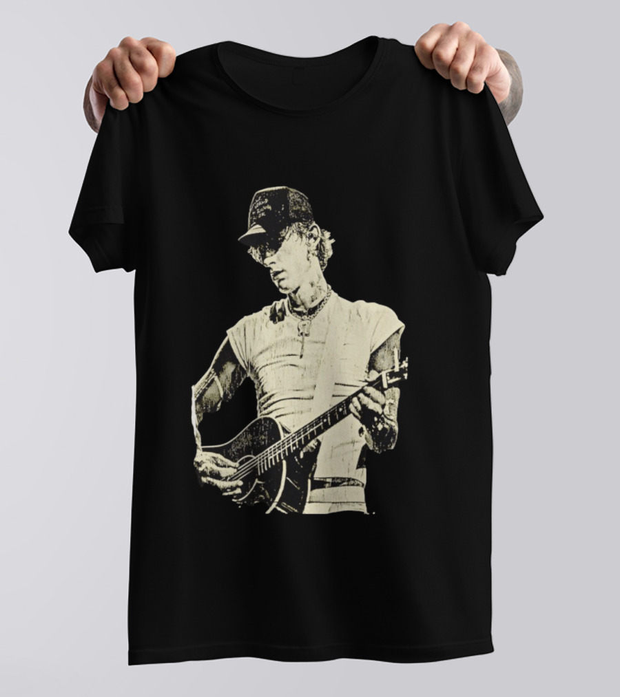 Machine Gun Kelly Americana Tour 2026 Vintage Guitar T-Shirt