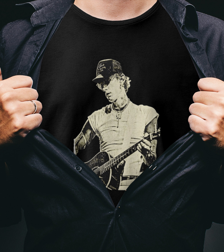 Machine Gun Kelly Americana Tour 2026 Vintage Guitar T-Shirt