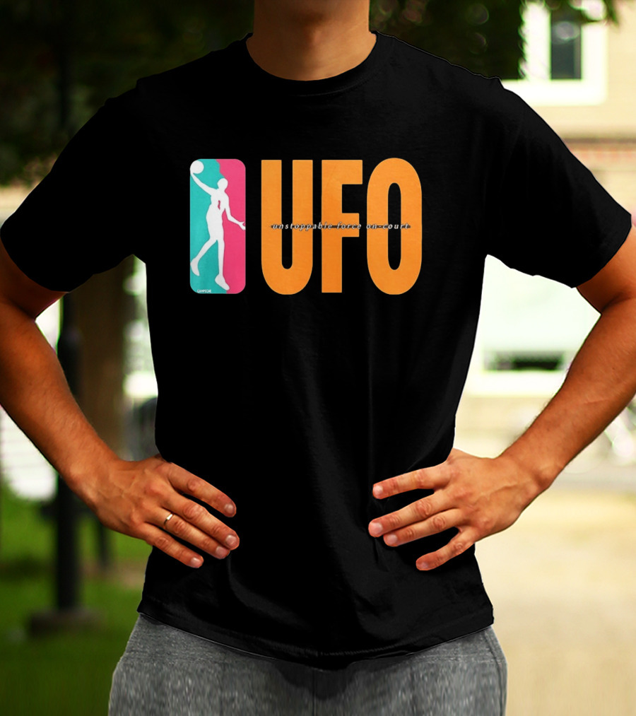 UFO Unstoppable Force On Court San Antonio Spurs T-Shirt