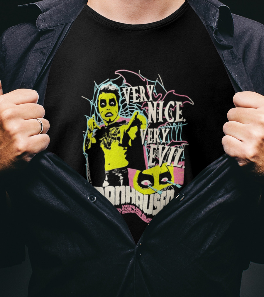Danhausen Very Nice Very Evil Yellow Cartoon T-Shirt