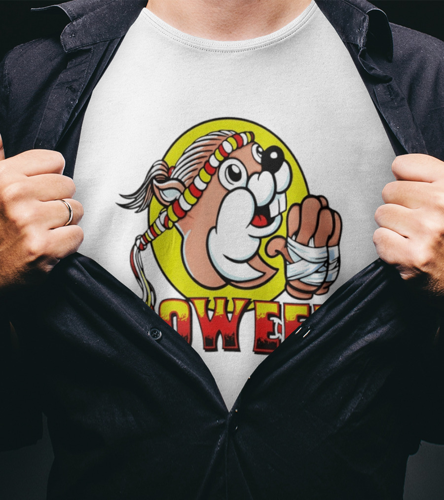 Buc Ees Muay Thai Beaver Ooweee Fighter T-Shirt