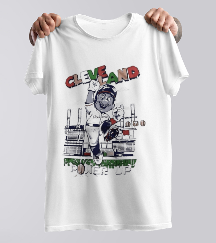 Cleveland Guardians Mario Power Up Gaming Baseball MLB 2026 Season Trending T-Shirt