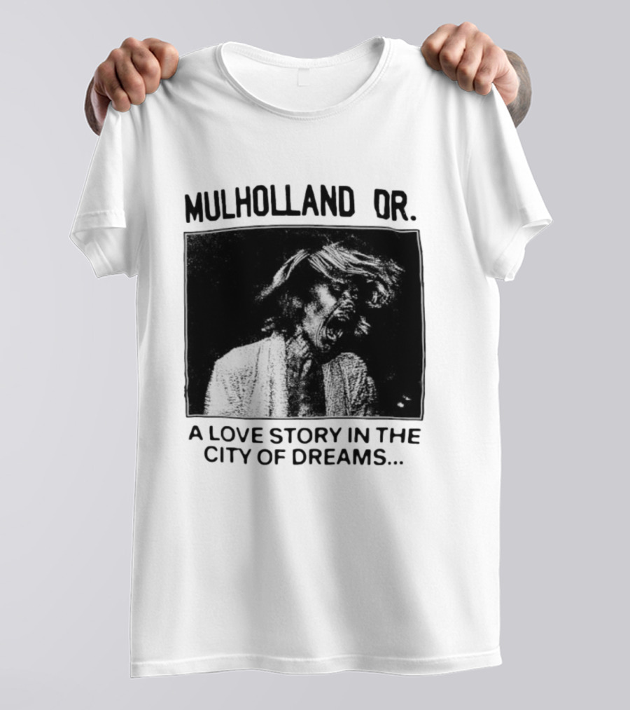 Mulholland Dr. A Love Story In The City Of Dreams Vintage Noir Aesthetic T-Shirt