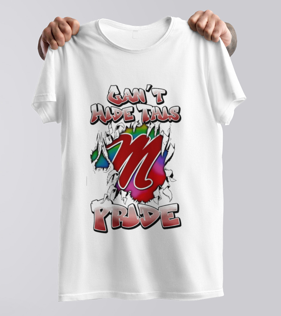 Can't Hide This Pride Ole Miss Rebels M T-Shirt