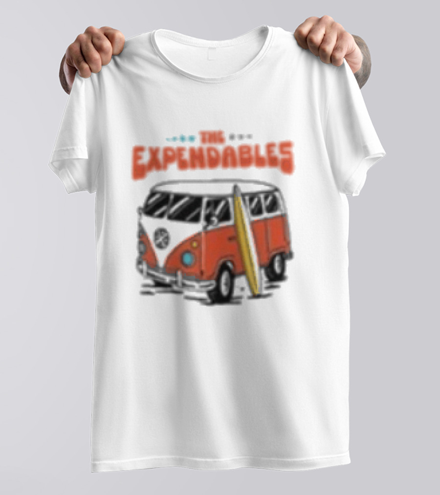 The Expendables Surfer Van Santa Cruz CA T-Shirt