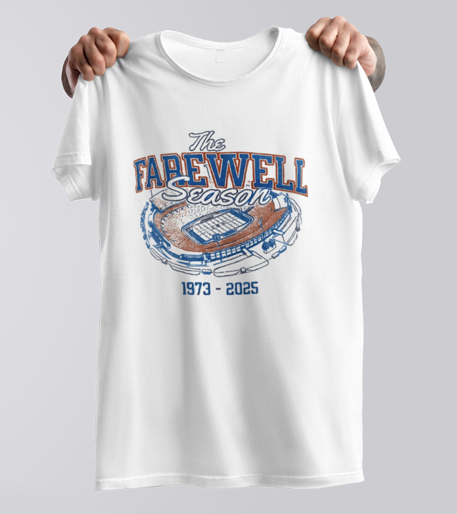 The Farewell Season 1973 2025 Stadium T-Shirt
