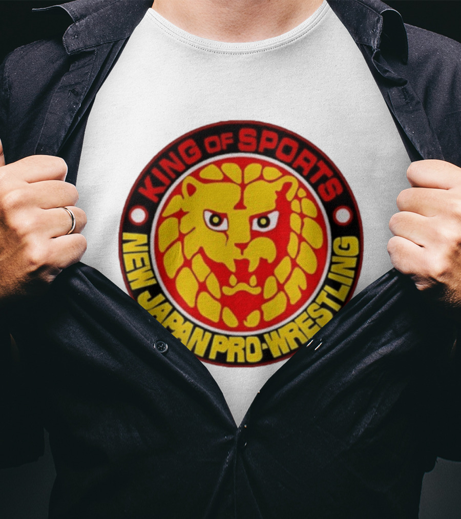 King Of Sports New Japan Pro Wrestling Lion T-Shirt