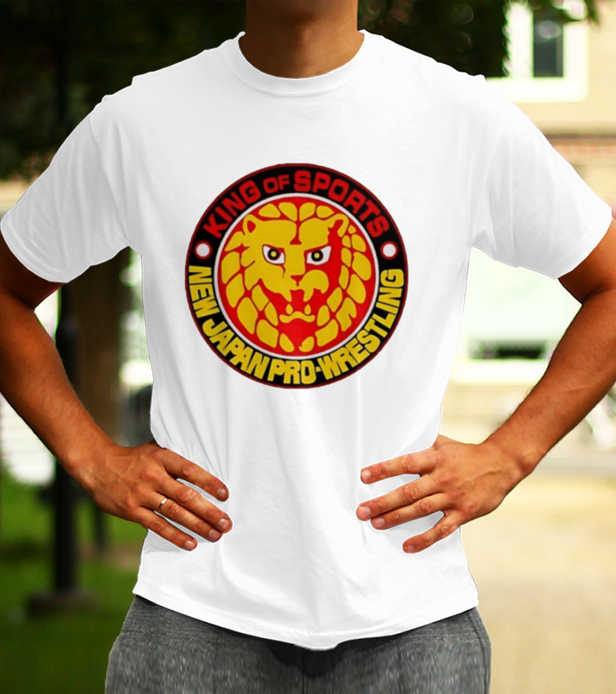 King Of Sports New Japan Pro Wrestling Lion T-Shirt