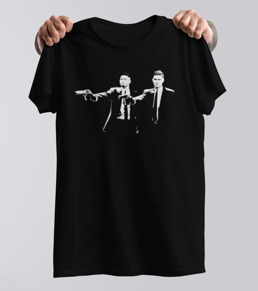 Gabriel Jesus Aaron Ramsdale Fiction Arsenal FC Iconic Movie Pose T-Shirt
