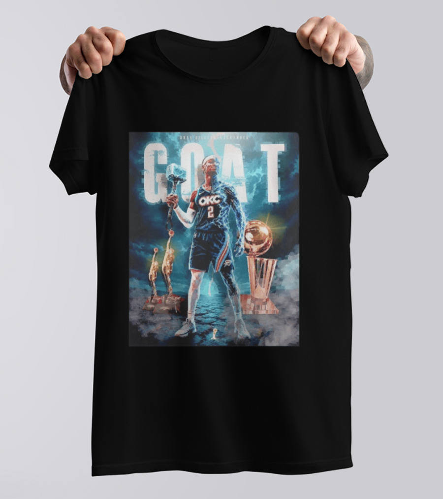 GOAT Shai Gilgeous Alexander OKC Thunder MVP And Awards T-Shirt
