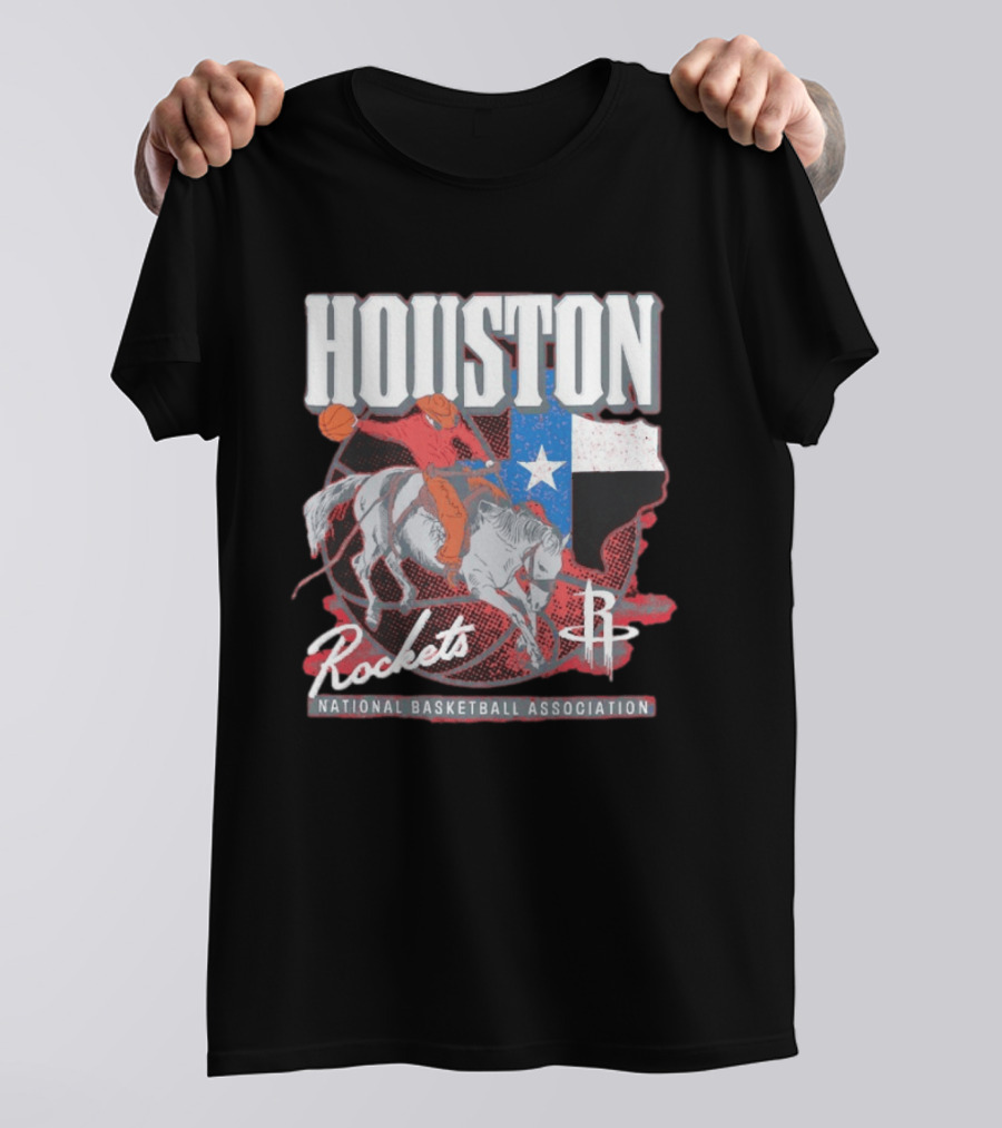 Houston Rockets National Basketball Association Texas Cowboys Basketball T-Shirt