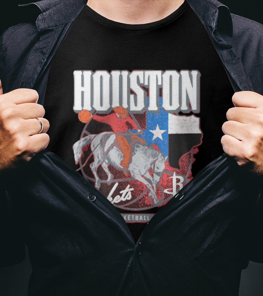Houston Rockets National Basketball Association Texas Cowboys Basketball T-Shirt