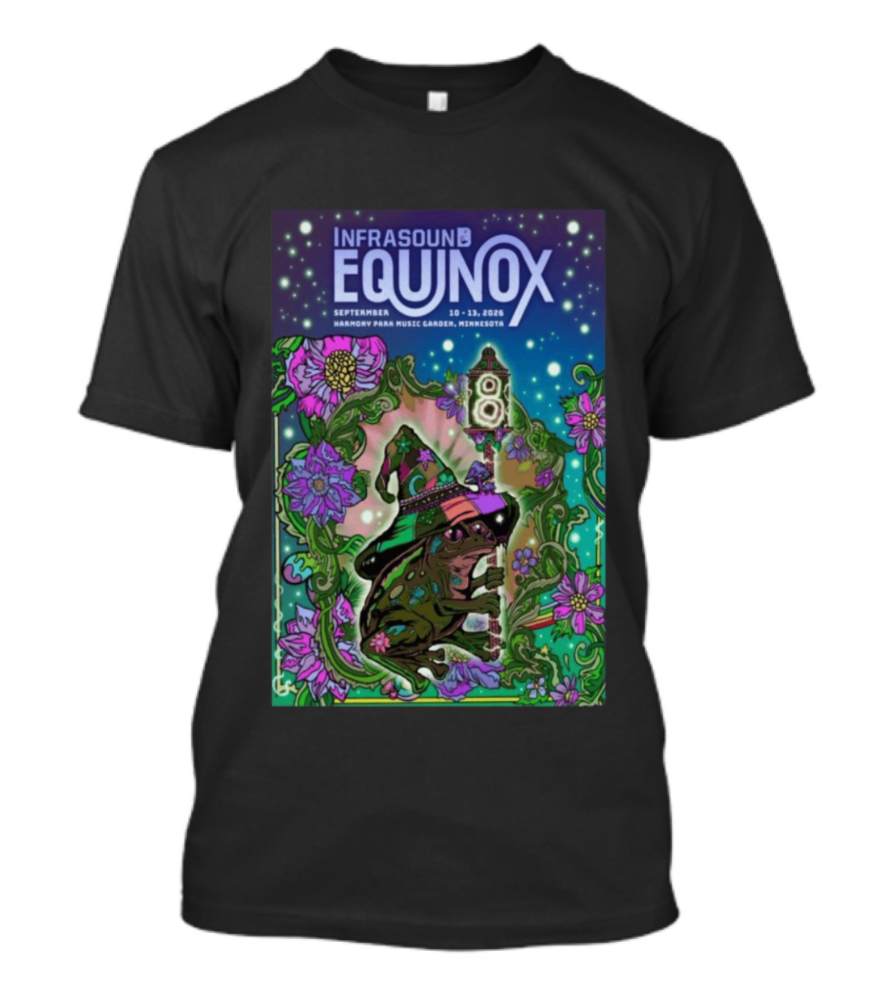 September 10 13 2026 Infrasound Equinox Harmony Park Music Garden Minnesota Festival T-Shirt