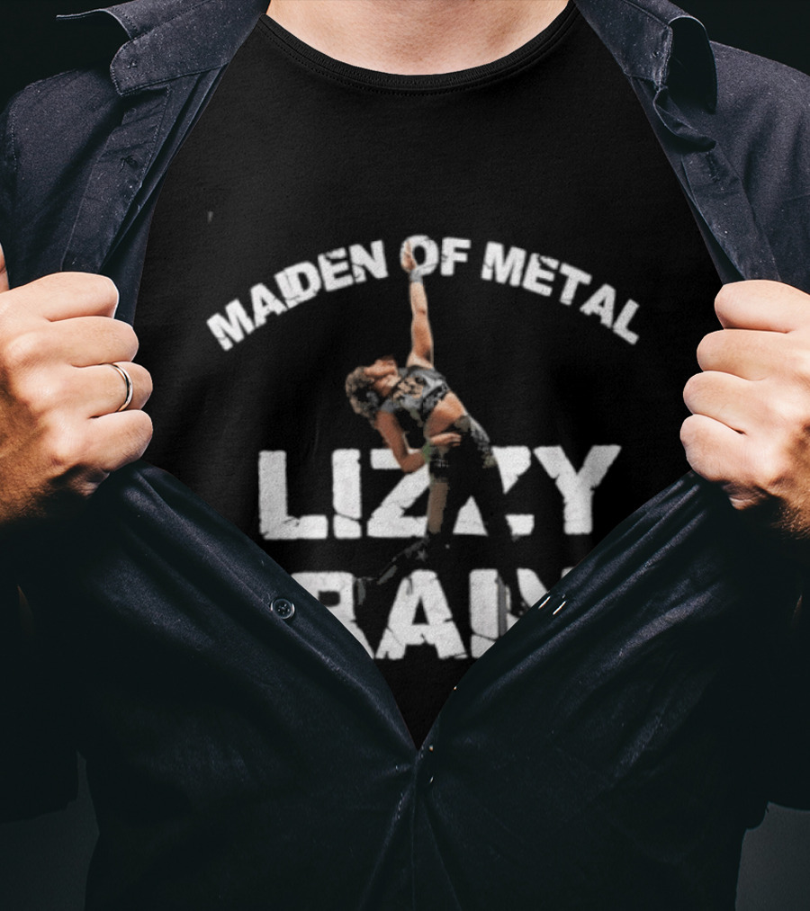 Lizzy Rain Maiden Of Metal Merchandise Concept T-Shirt