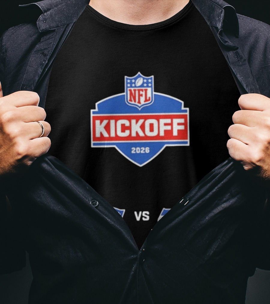 NFL Kickoff 2026 New England Patriots Vs Seattle Seahawks Matchup T-Shirt