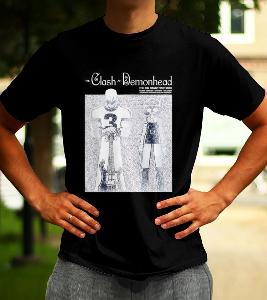 The Clash At Demonhead The Big Bang Tour 2006 Band Art Comic T-Shirt