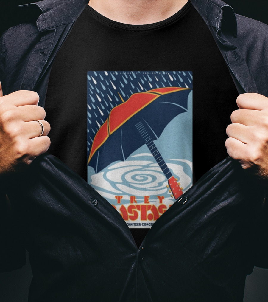 Trey Anastasio Arlene Schnitzer Concert Hall Portland OR May 26 2026 Umbrella Guitar T-Shirt