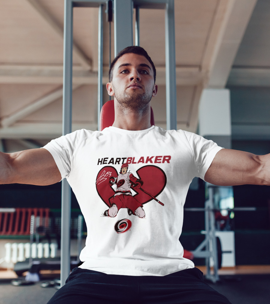 Brent Burns Heartblaker Carolina Hurricanes Broken Heart T-Shirt