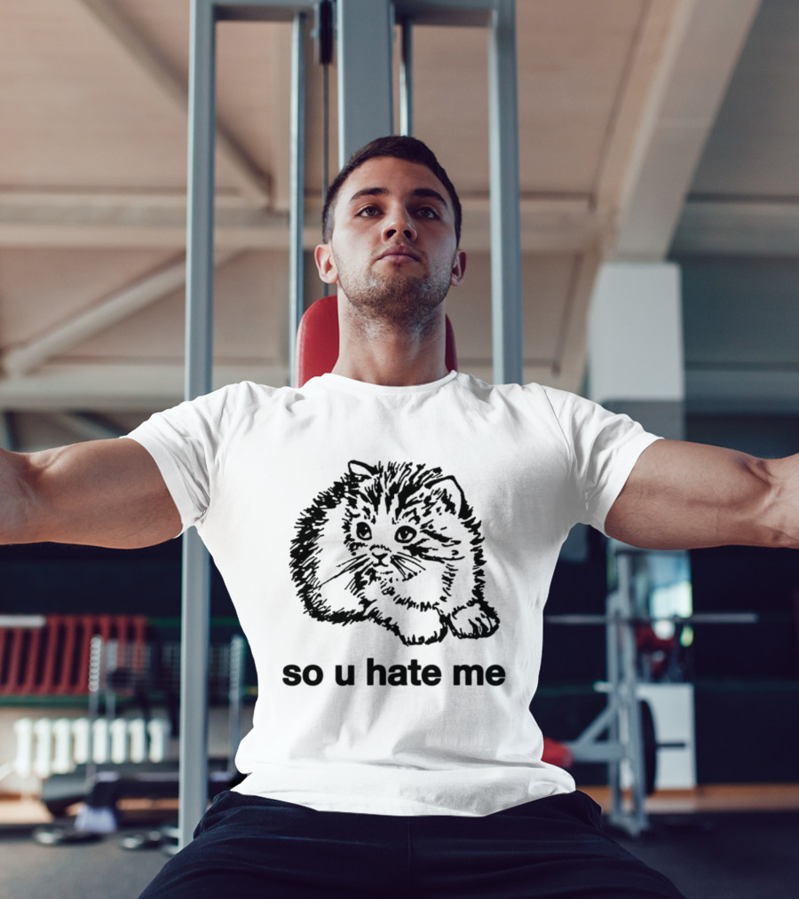Cat So U Hate Me Kitty Drawing T-Shirt