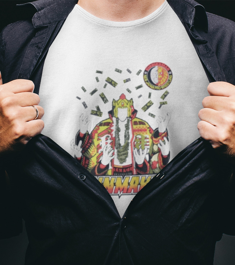 Rainmaker Kazuchika Okada Wrestling Money Rain T-Shirt