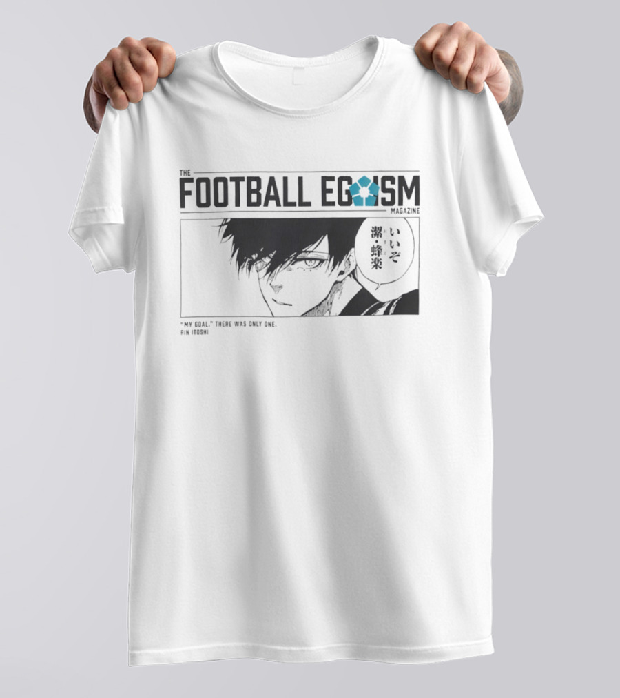 The Football Egoism Manga Rin Itoshi My Goal Blue Lock T-Shirt