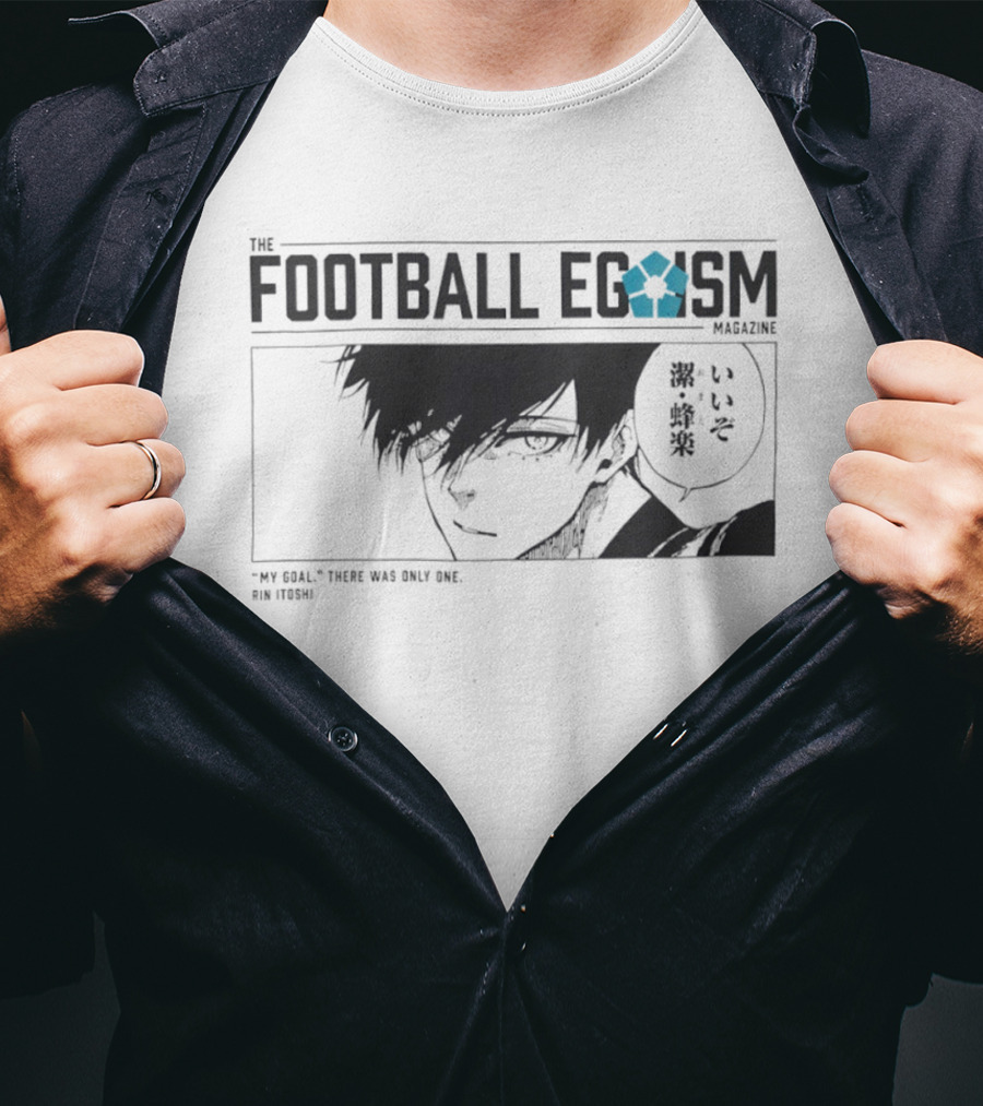 The Football Egoism Manga Rin Itoshi My Goal Blue Lock T-Shirt