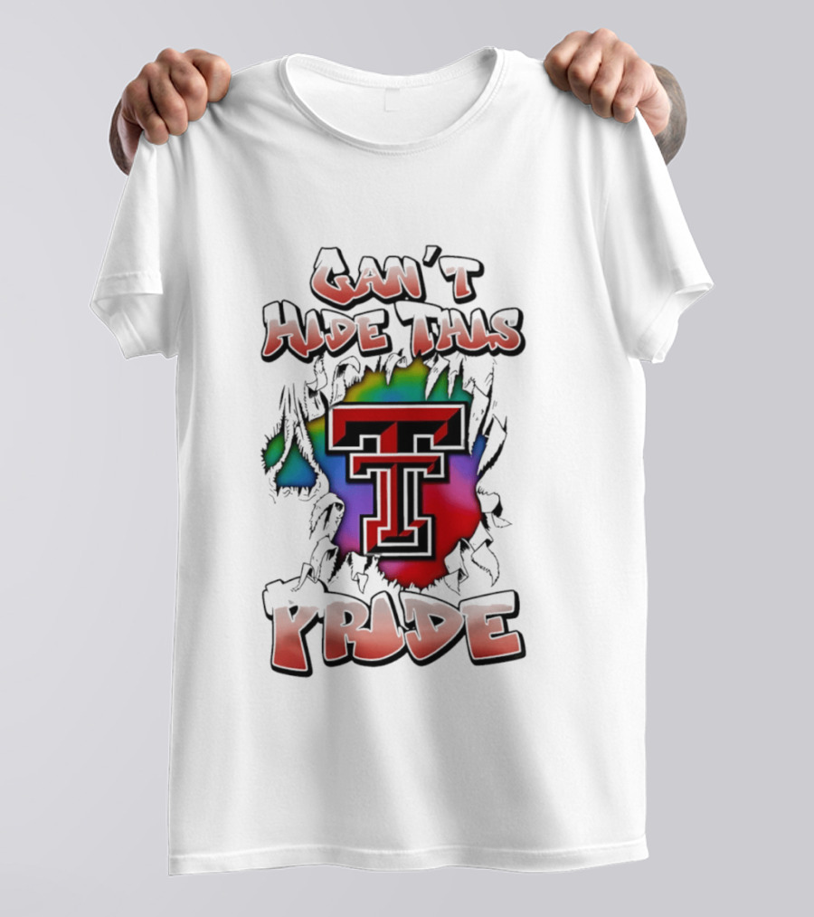 Texas Tech Red Raiders Can't Hide This Pride Colorful T T-Shirt