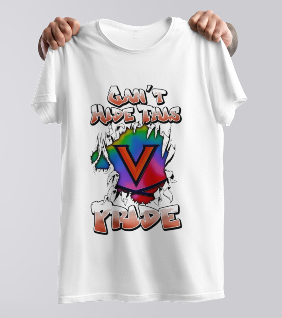 Virginia Cavaliers Can't Hide This Pride V T-Shirt