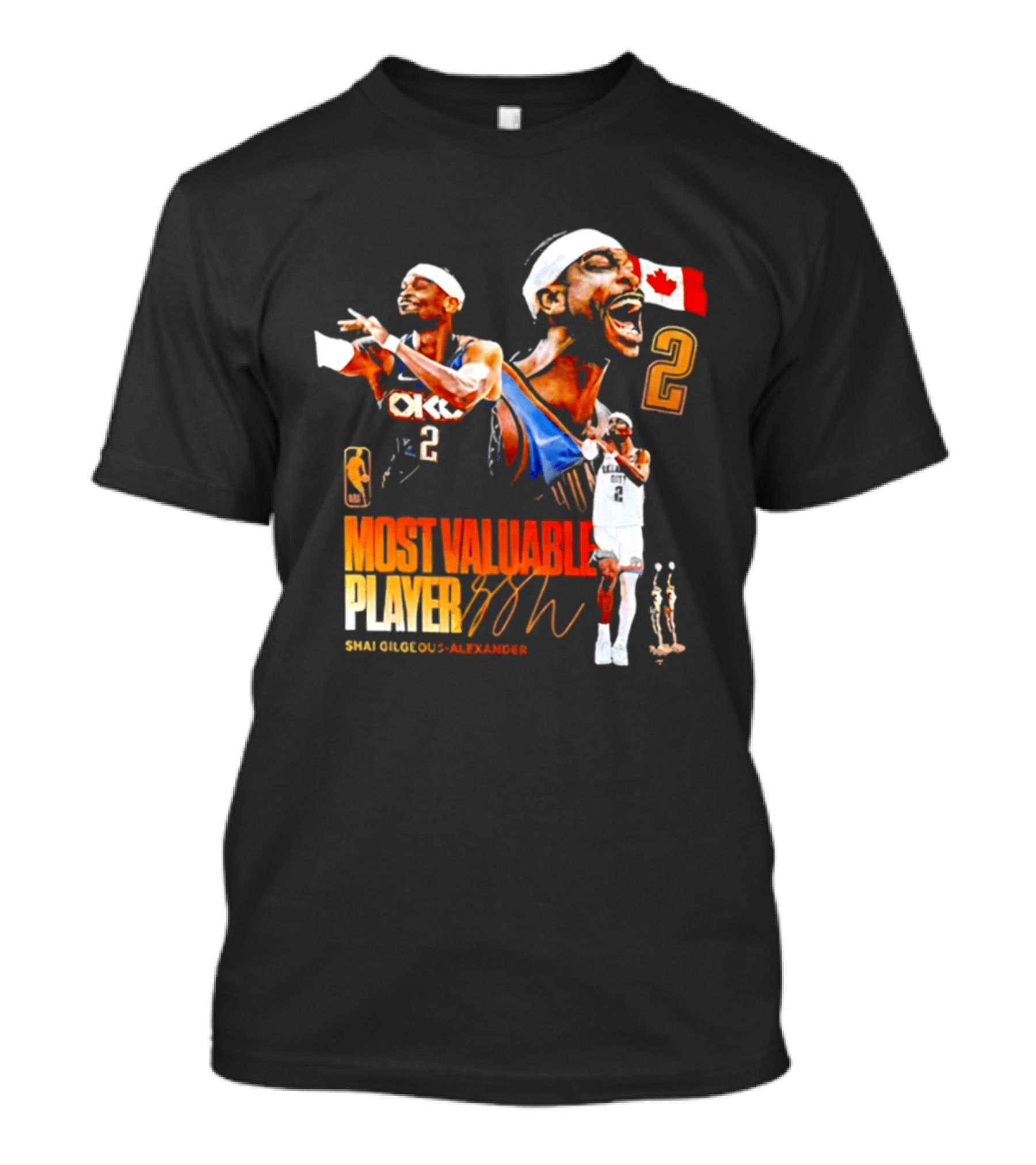 Shai Gilgeous Alexander Oklahoma City Thunder Canada Most Valuable Player 2026 T-Shirt