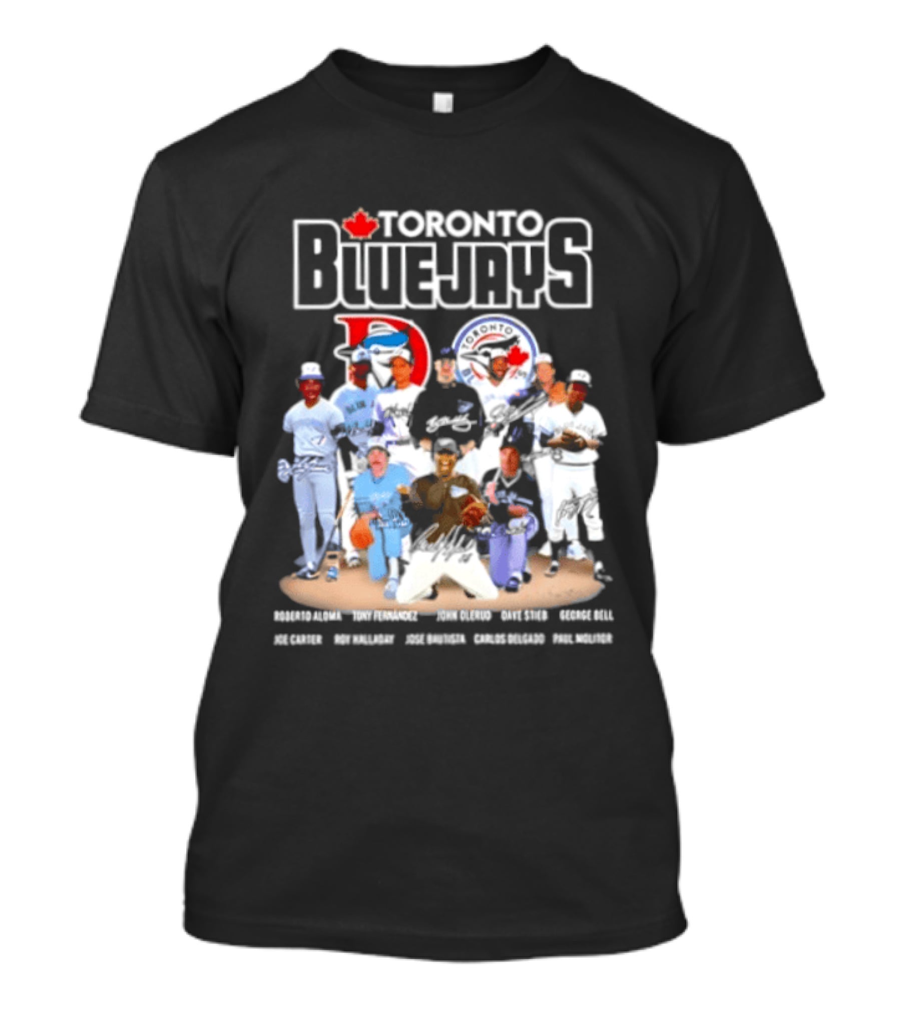 Toronto Blue Jays Player Signatures Featuring Springer Guerrero Bichette Gausman T-Shirt