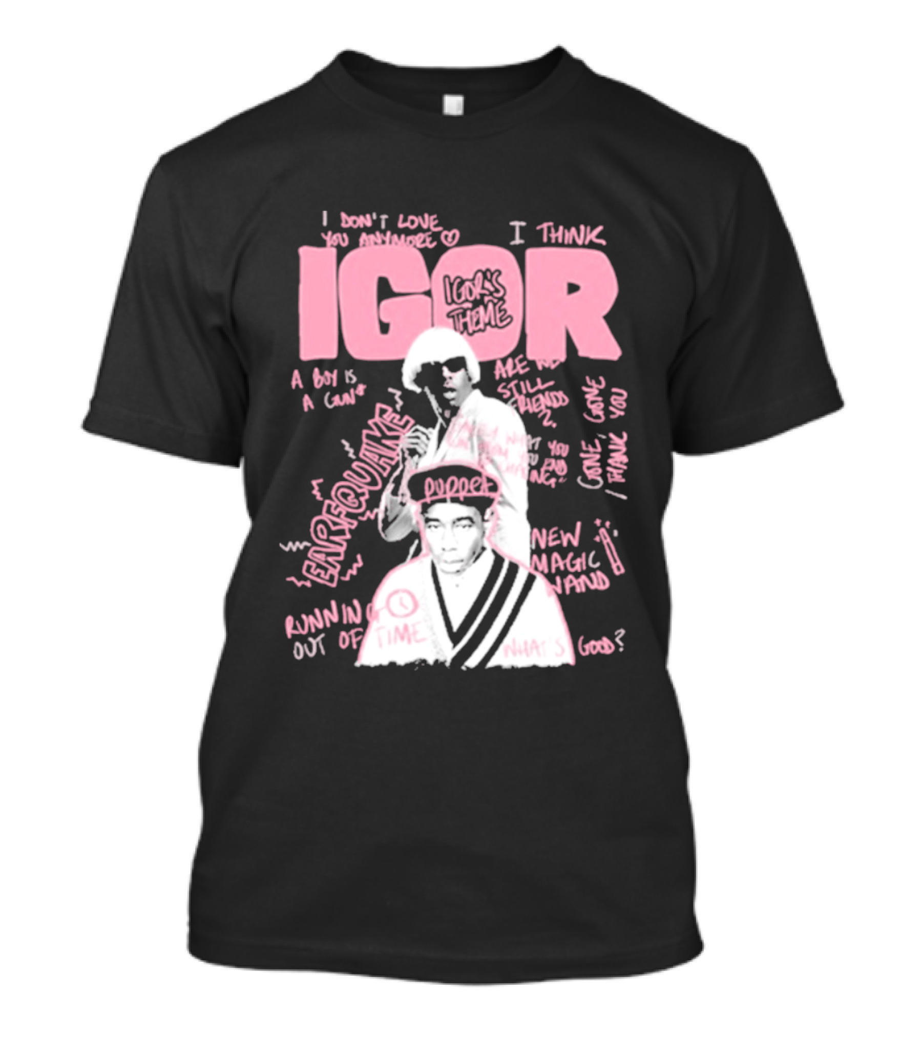 IGOR Sketchbook With I Think And EARFQUAKE Tyler The Creator T-Shirt