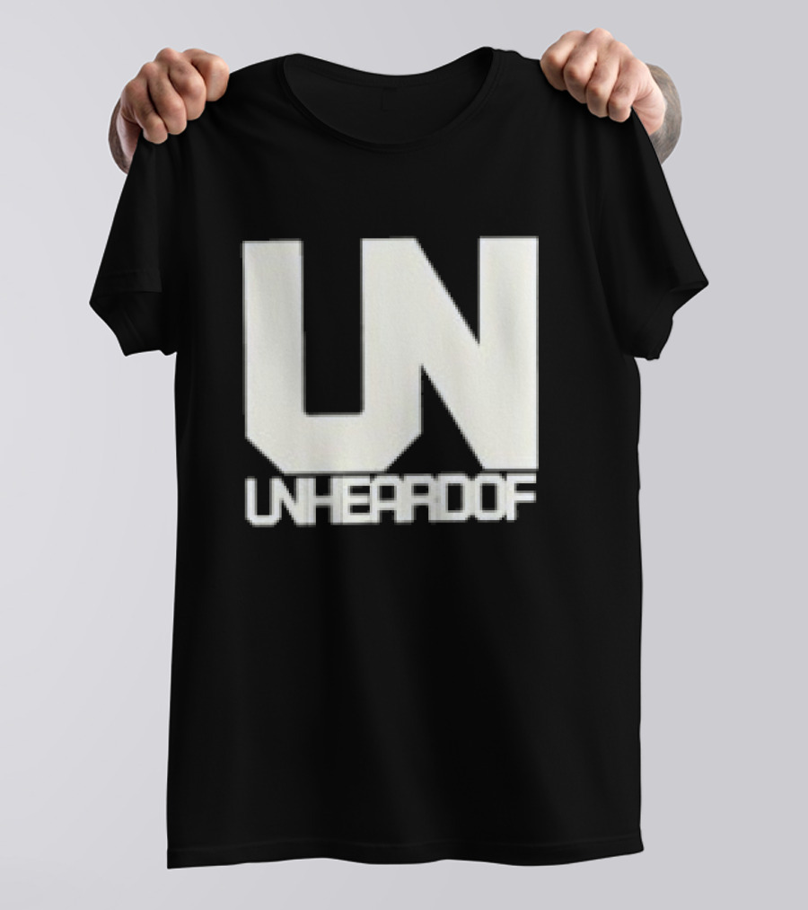 Unheardof Core UN Minimalist Text Urban Streetwear Fashion T-Shirt