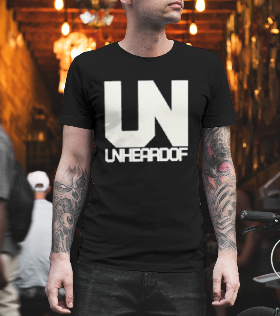 Unheardof Core UN Minimalist Text Urban Streetwear Fashion T-Shirt