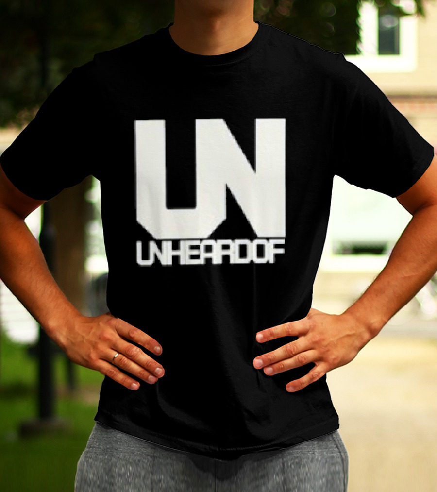 Unheardof Core UN Minimalist Text Urban Streetwear Fashion T-Shirt