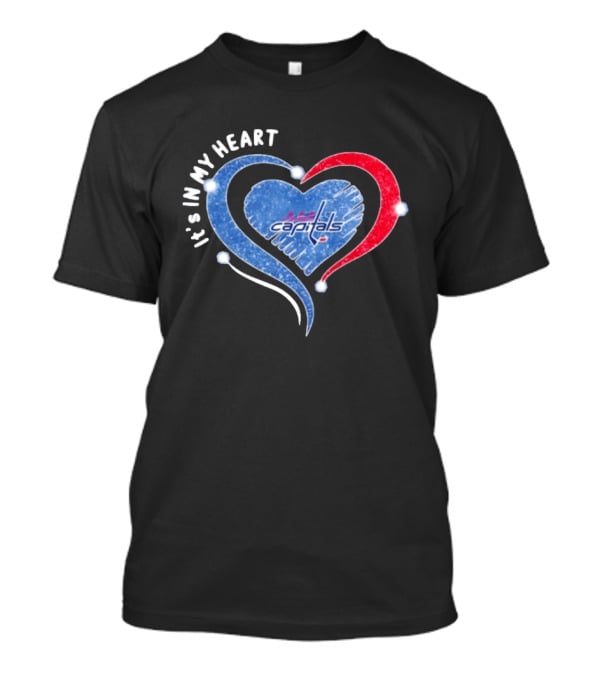 Washington Capitals It's In My Heart NHL 2026 Hockey T-Shirt