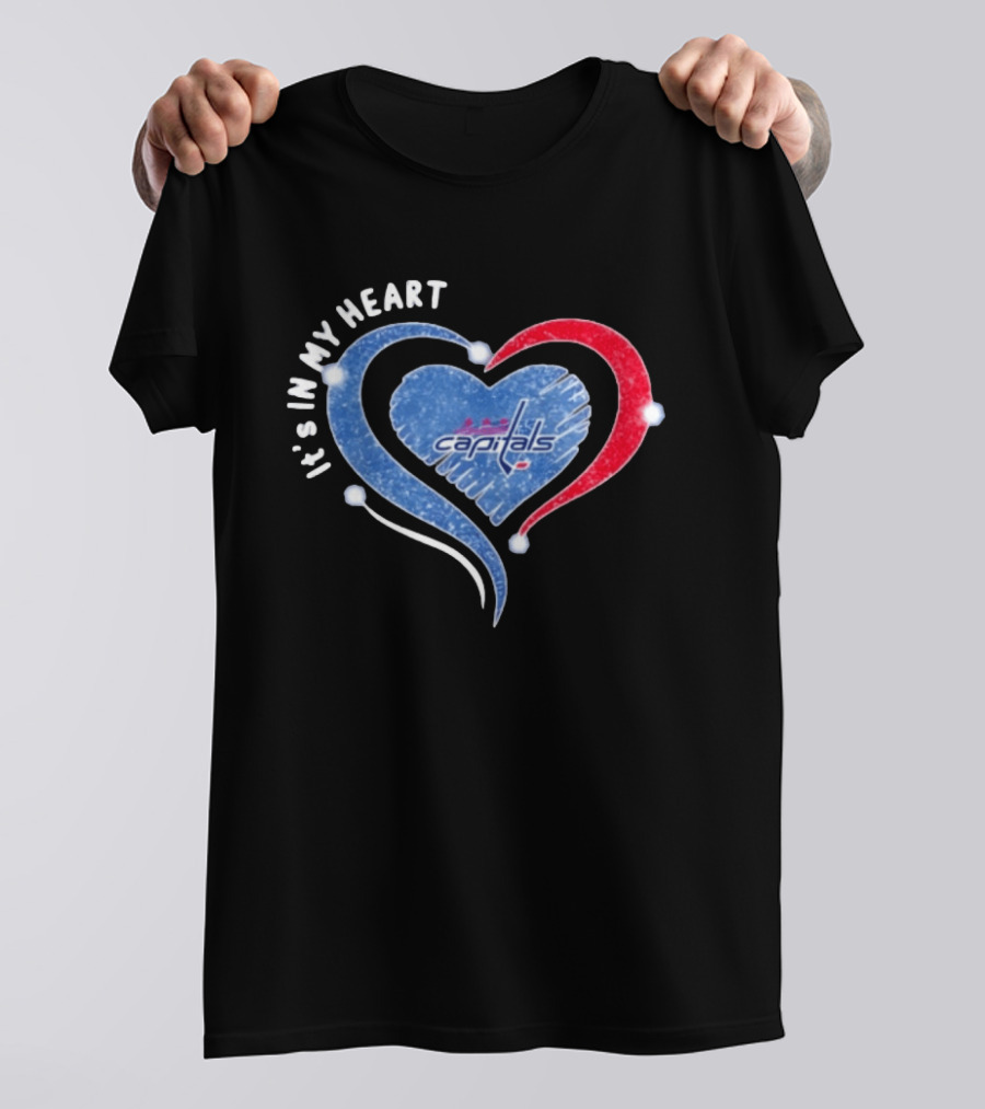Washington Capitals It's In My Heart NHL 2026 Hockey T-Shirt