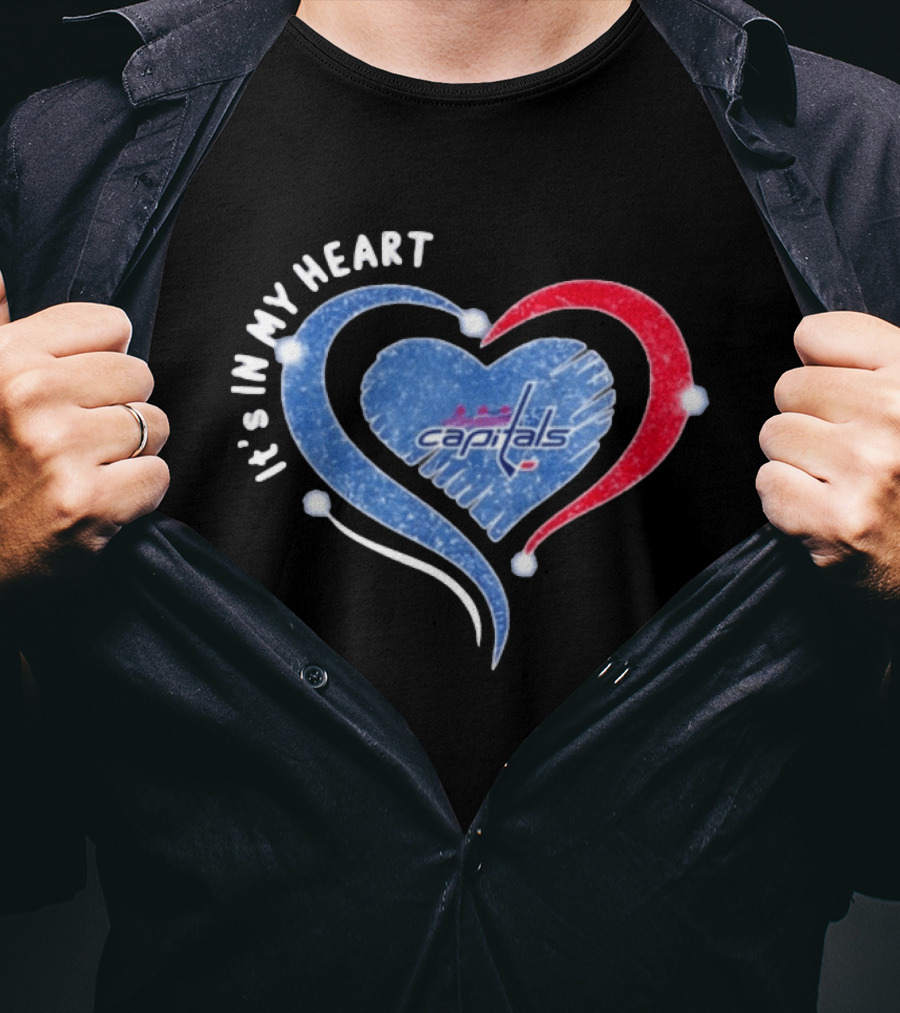 Washington Capitals It's In My Heart NHL 2026 Hockey T-Shirt