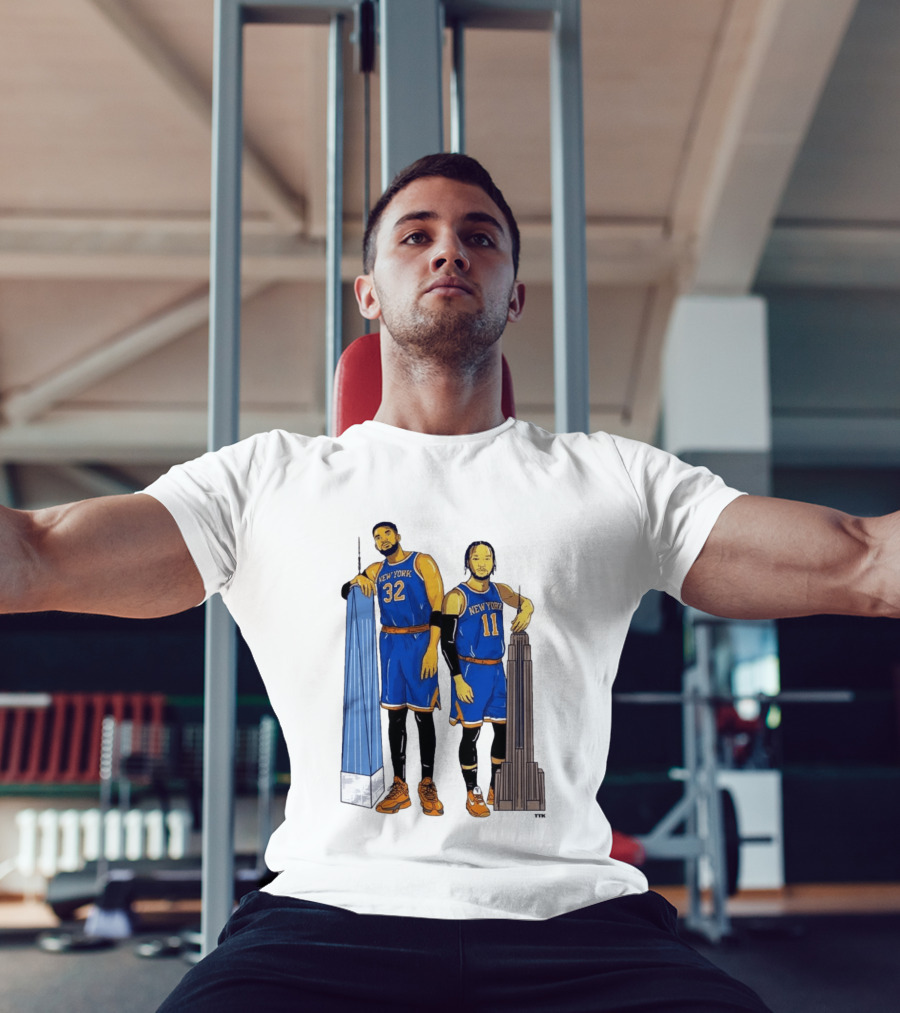 New York Twin Towers Towns Brunson Basketball Player T-Shirt