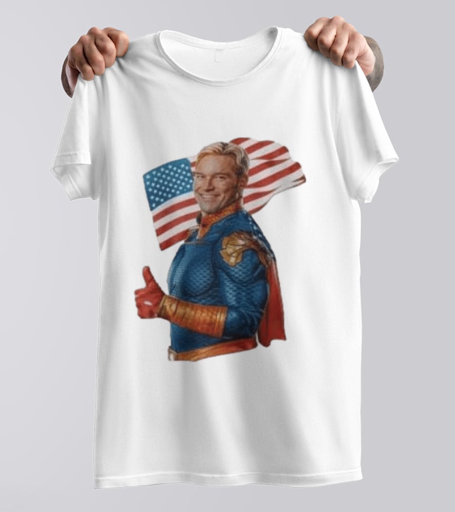 The Boys Season 5 Homelander American Flag Thumbs Up T-Shirt