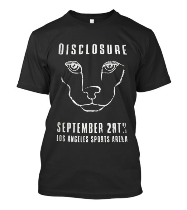 Disclosure September 29th Los Angeles Sports Arena Face T-Shirt