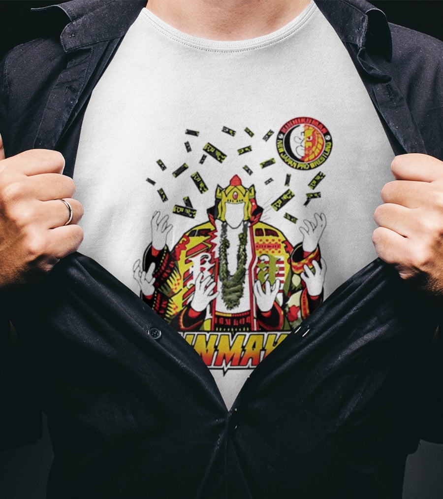 Kinnikuman New Japan Pro Wrestling Rainmaker Iconic Collab T-Shirt