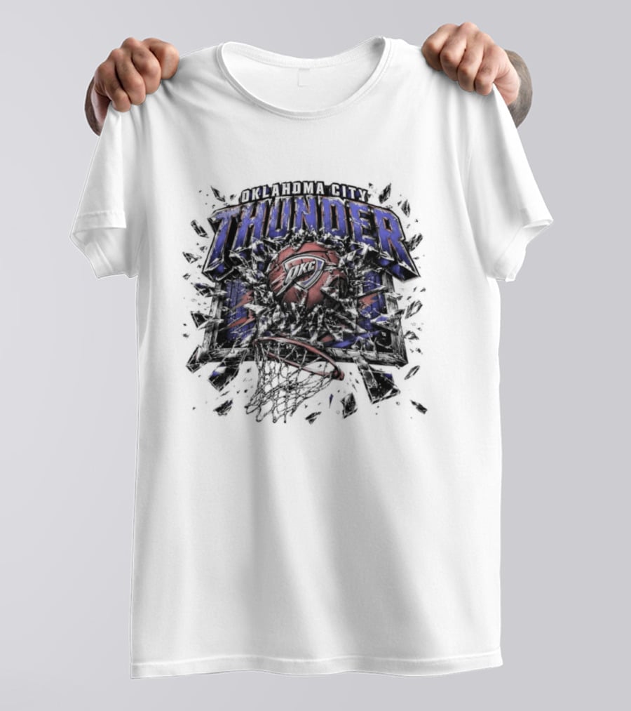 Oklahoma City Thunder Basketball Thunder Backboard Breakers T-Shirt